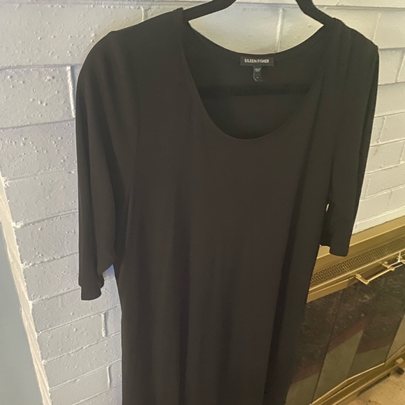 Sz Large 100% Silk Eileen Fisher Tunic - Picture 2 of 9